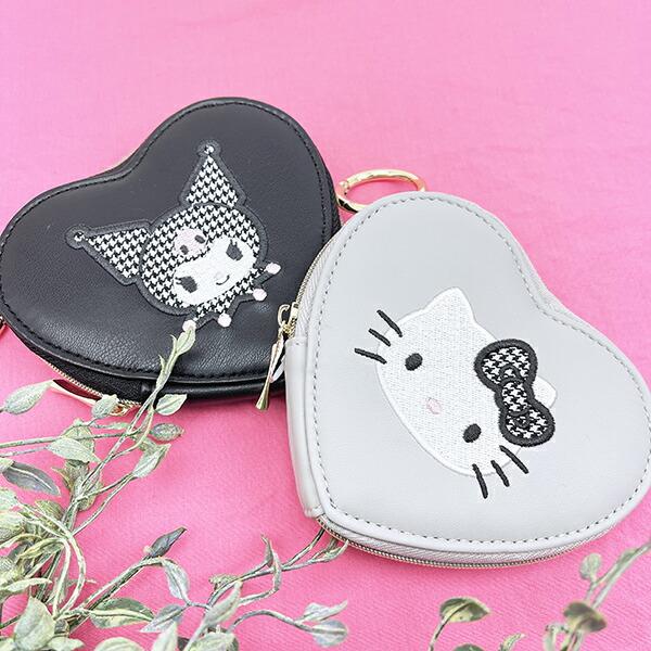 サンリオ クロミ ミニハートポーチ モノトーンシリーズ Sanrio 商品画像7：キャラグッズPERFECT WORLD TOKYO