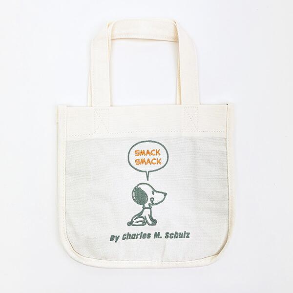 スヌーピー 刺しゅうミニトートバッグ SMACK SNOOPY