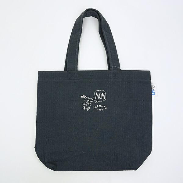 スヌーピー トートバッグ ブルーグレー SNOOPY