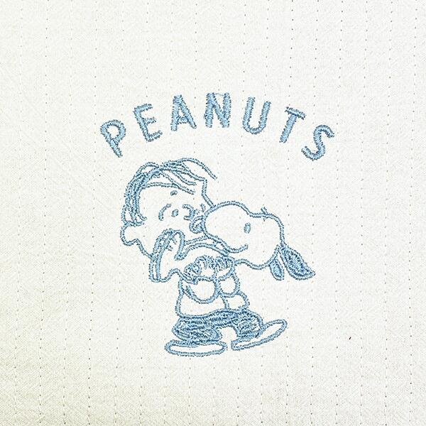 スヌーピー メッシュ付き巾着 ホワイト 抱っこ ポーチ SNOOPY 商品画像2：キャラグッズPERFECT WORLD TOKYO