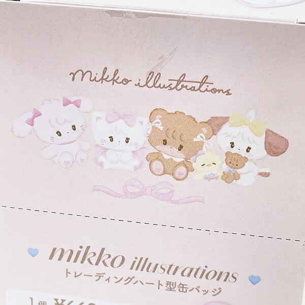 mikko illustrations ミッコ ブラインドハート型缶バッジ 全8種類 コンプリートBOX 商品画像2：キャラグッズPERFECT WORLD TOKYO