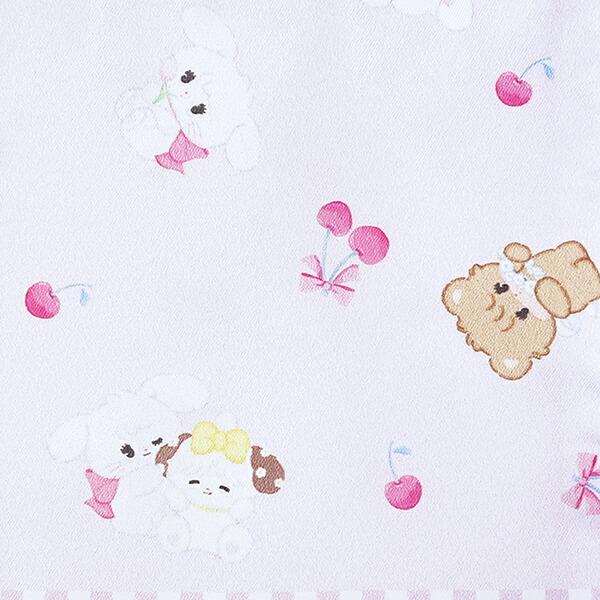 mikko illustrations ミッコ 巾着(M) ピンク 日本製 商品画像2：キャラグッズPERFECT WORLD TOKYO