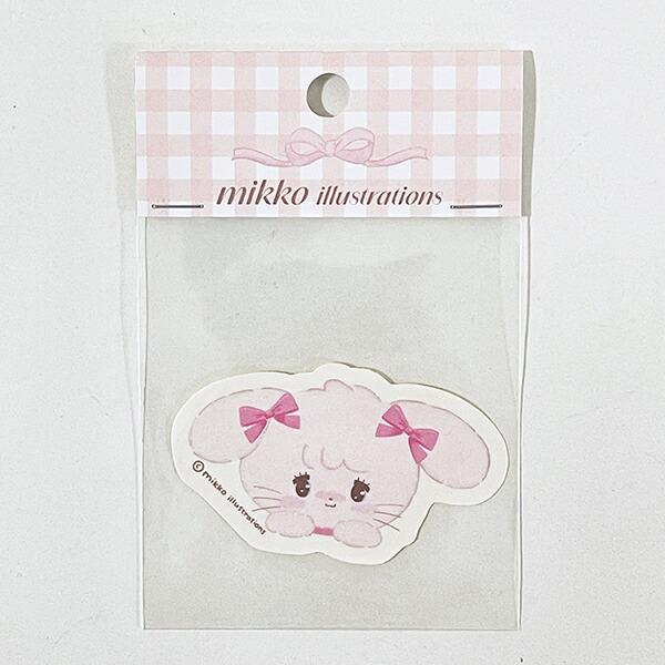 mikko illustrations ミッコ キャミー ダイカットステッカー 文具 日本製