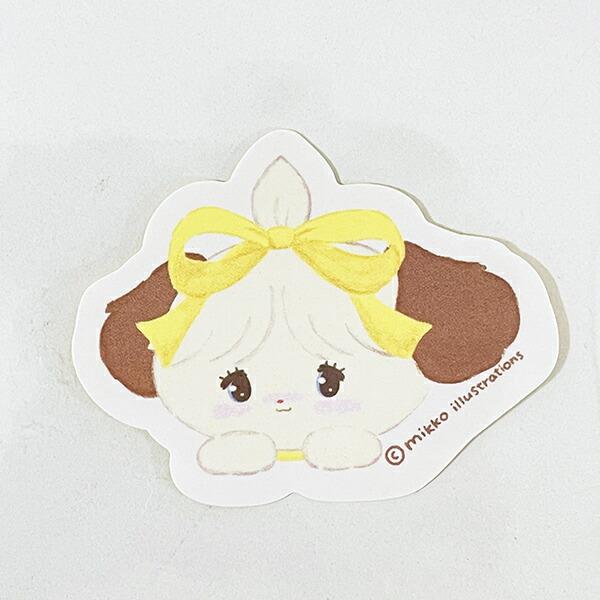 mikko illustrations ミッコ スフレ ダイカットステッカー 文具 日本製 商品画像2：キャラグッズPERFECT WORLD TOKYO