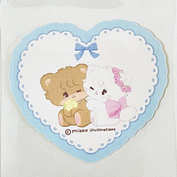 mikko illustrations ミッコ ムース&ラテ ダイカットステッカー 文具 日本製 商品画像2：キャラグッズPERFECT WORLD TOKYO