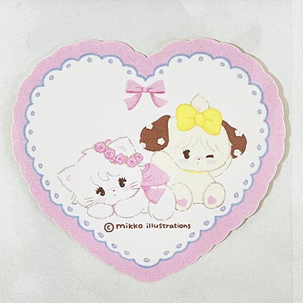 mikko illustrations ミッコ ムース&スフレ ダイカットステッカー 文具 日本製 商品画像2：キャラグッズPERFECT WORLD TOKYO