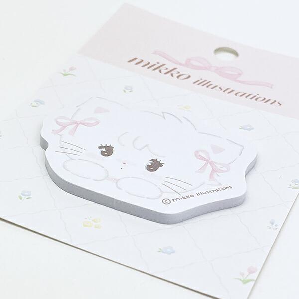 mikko illustrations ミッコ ムース ダイカット付箋 文具 日本製 商品画像3：キャラグッズPERFECT WORLD TOKYO
