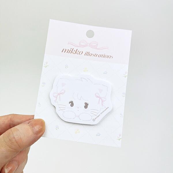 mikko illustrations ミッコ ムース ダイカット付箋 文具 日本製 商品画像4：キャラグッズPERFECT WORLD TOKYO
