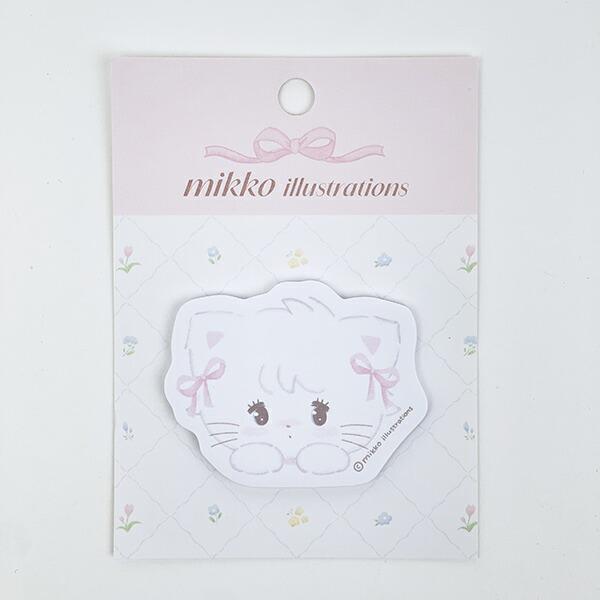 mikko illustrations ミッコ ムース ダイカット付箋 文具 日本製