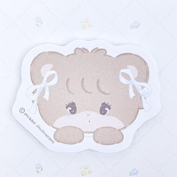 mikko illustrations ミッコ ラテ ダイカット付箋 文具 日本製 商品画像2：キャラグッズPERFECT WORLD TOKYO