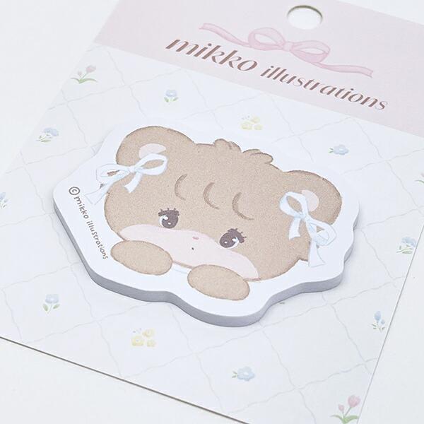 mikko illustrations ミッコ ラテ ダイカット付箋 文具 日本製 商品画像3：キャラグッズPERFECT WORLD TOKYO