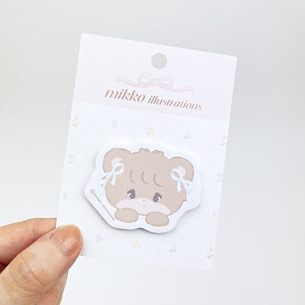 mikko illustrations ミッコ ラテ ダイカット付箋 文具 日本製 商品画像4：キャラグッズPERFECT WORLD TOKYO