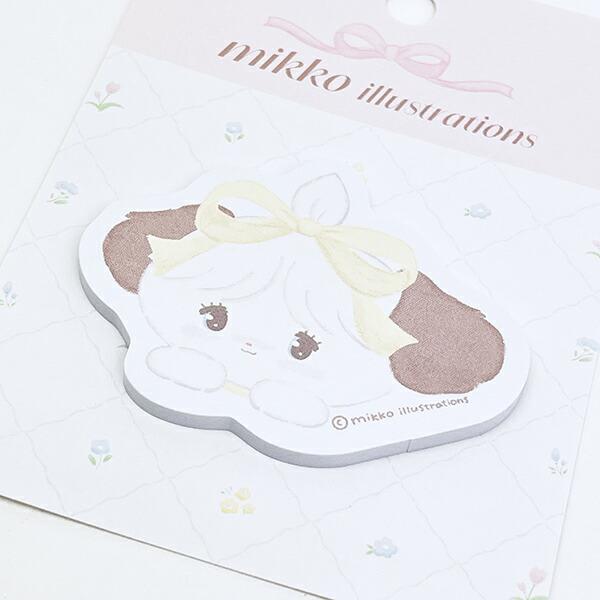 mikko illustrations ミッコ スフレ ダイカット付箋 文具 日本製 商品画像3：キャラグッズPERFECT WORLD TOKYO