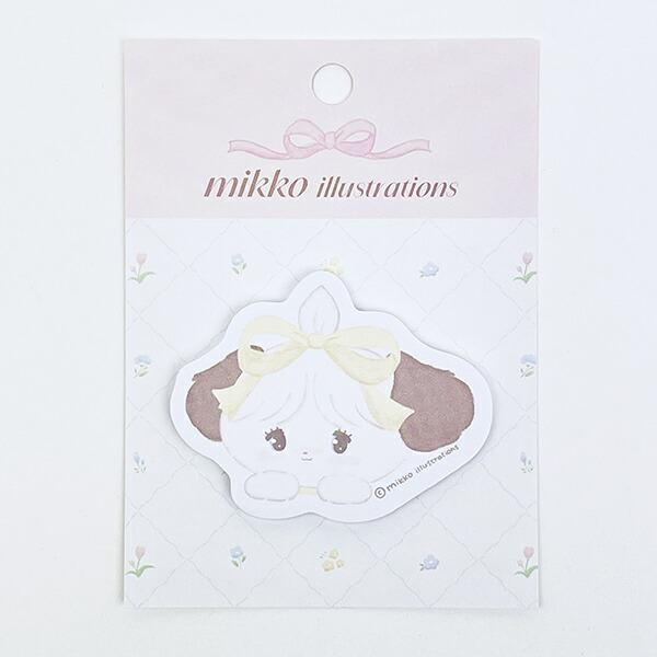 mikko illustrations ミッコ スフレ ダイカット付箋 文具 日本製