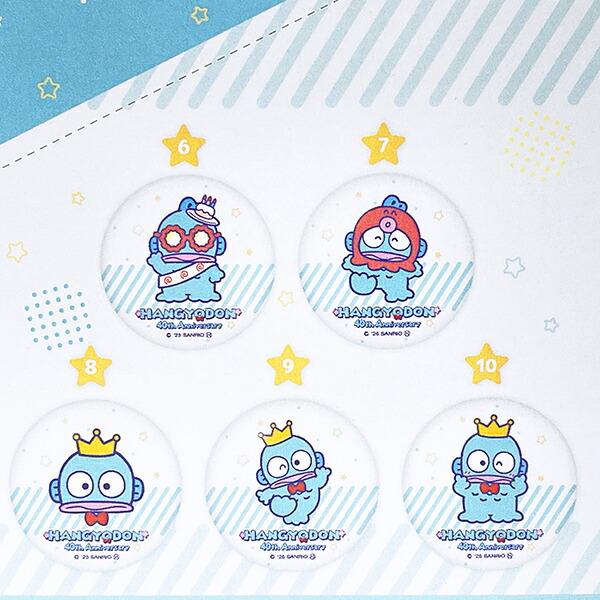 サンリオ ハンギョドン 40th トレーディングスタンド付き缶バッジ 全10種 コンプリートBOX Sanrio 商品画像4：キャラグッズPERFECT WORLD TOKYO