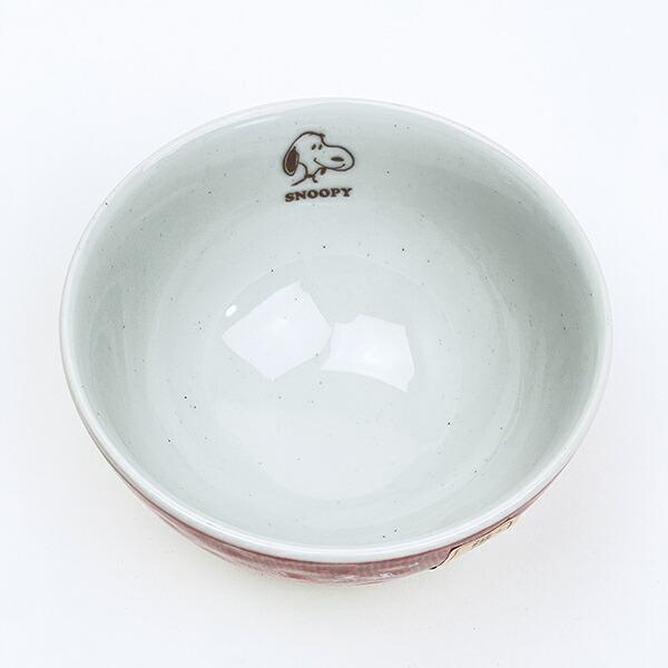 スヌーピー 茶碗 波佐見焼 朱色 食器 日本製 SNOOPY 商品画像5：キャラグッズPERFECT WORLD TOKYO