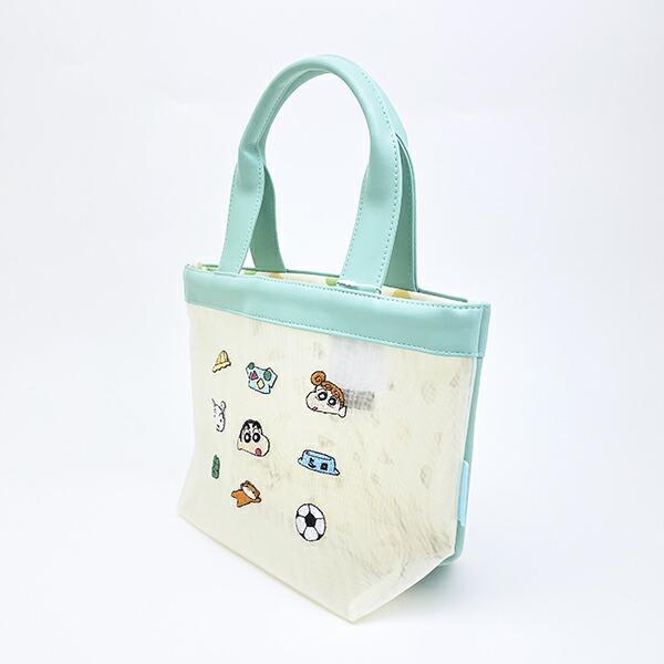 クレヨンしんちゃん メッシュトートバッグ (アイボリー) 商品画像4：キャラグッズPERFECT WORLD TOKYO