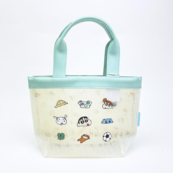 クレヨンしんちゃん メッシュトートバッグ (アイボリー)