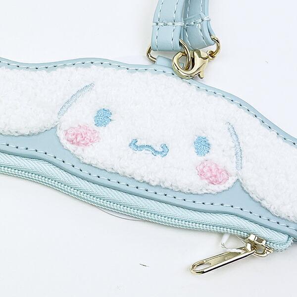 サンリオ シナモロール おかおサガラミニポーチ シナモン Sanrio 商品画像2：キャラグッズPERFECT WORLD TOKYO