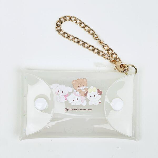 mikko illustrations ミッコ チェーン付きクリアマルチケース ポーチ 商品画像4：キャラグッズPERFECT WORLD TOKYO