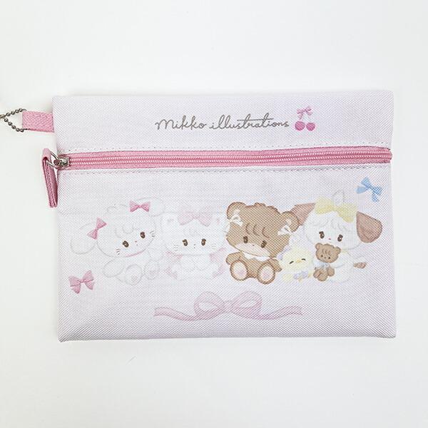 mikko illustrations ミッコ 3連ポーチ 商品画像3：キャラグッズPERFECT WORLD TOKYO