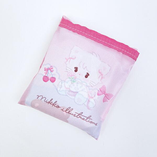 mikko illustrations ミッコ エコバッグ (ピンク) 商品画像6：キャラグッズPERFECT WORLD TOKYO