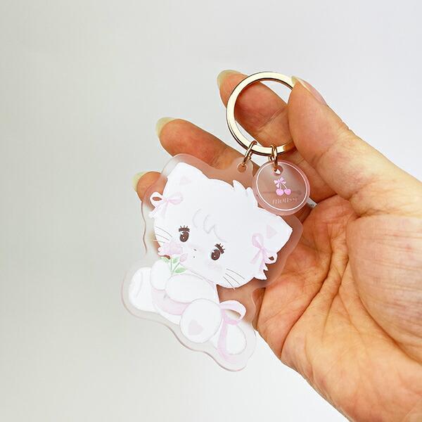 mikko illustrations ミッコ ムース アクリル染色キーホルダー 商品画像3：キャラグッズPERFECT WORLD TOKYO