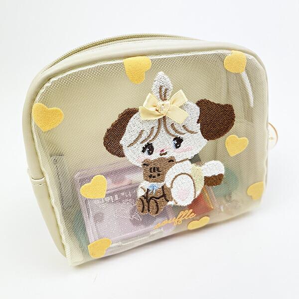 mikko illustrations ミッコ スフレ ボックスポーチ (イエロー) 商品画像4：キャラグッズPERFECT WORLD TOKYO