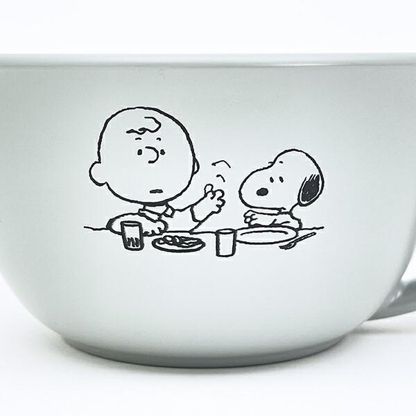 スヌーピー チャーリーブラウン スープカップ (グレー) パステルカラー樹脂食器 コップ SNOOPY 商品画像2：キャラグッズPERFECT WORLD TOKYO
