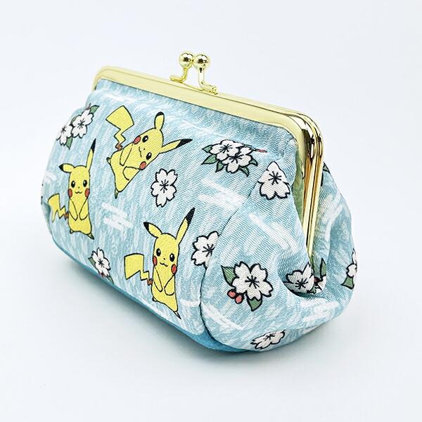ポケットモンスター ピカチュウ 和柄 がま口ポーチ ポケモン 商品画像3：キャラグッズPERFECT WORLD TOKYO