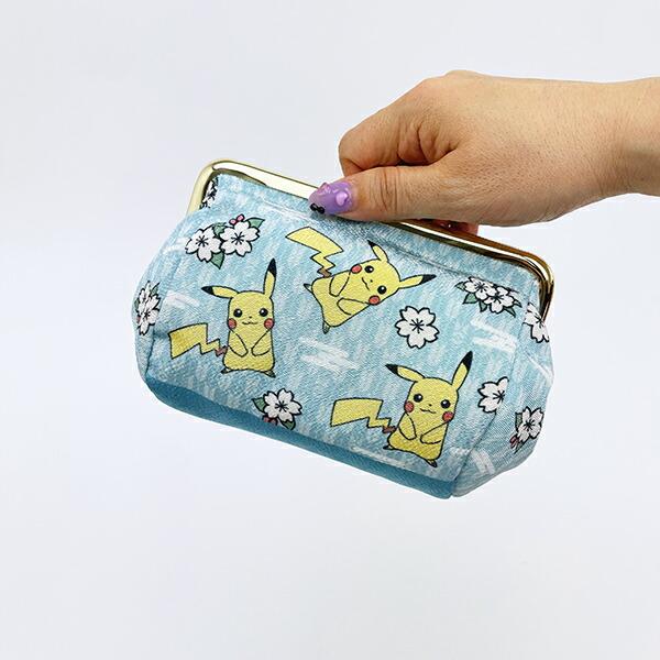 ポケットモンスター ピカチュウ 和柄 がま口ポーチ ポケモン 商品画像6：キャラグッズPERFECT WORLD TOKYO