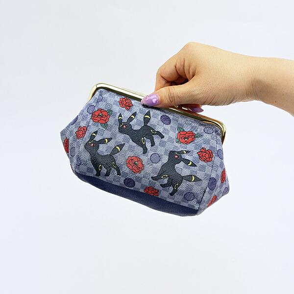 ポケットモンスター ブラッキー 和柄 がま口ポーチ ポケモン 商品画像6：キャラグッズPERFECT WORLD TOKYO