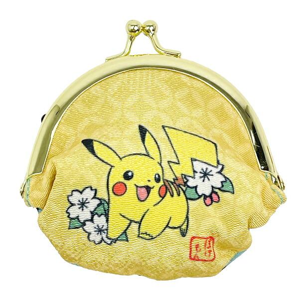 ポケットモンスター ピカチュウ 和柄 がま口コインケース 財布 ポケモン 商品画像3：キャラグッズPERFECT WORLD TOKYO