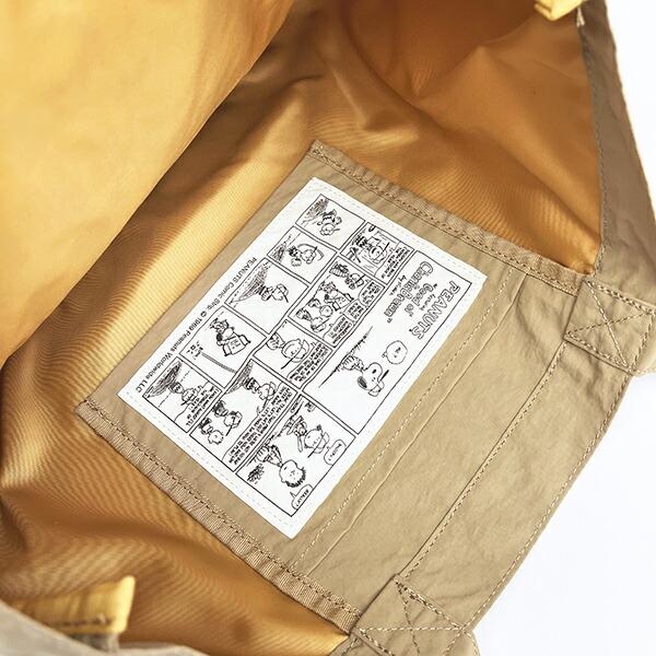 スヌーピー チャーリーブラウン トートバッグ (ベージュ) ベースボールシリーズ SNOOPY 商品画像5：キャラグッズPERFECT WORLD TOKYO