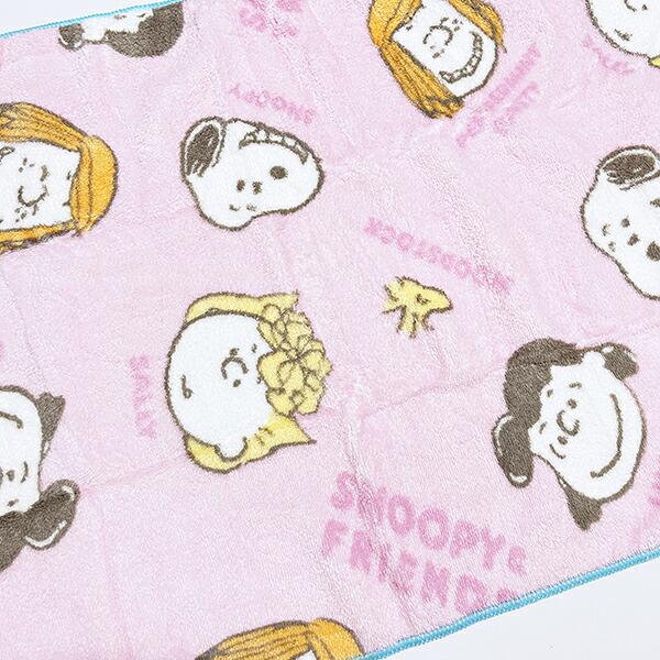 スヌーピー SNOOPY＆FRIENDS クイックドライバスタオル (ピンク) SNOOPY 商品画像2：キャラグッズPERFECT WORLD TOKYO