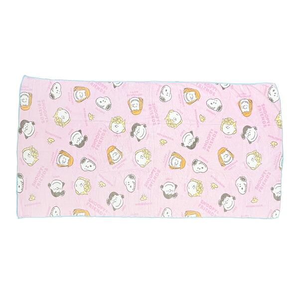 スヌーピー SNOOPY＆FRIENDS クイックドライバスタオル (ピンク) SNOOPY