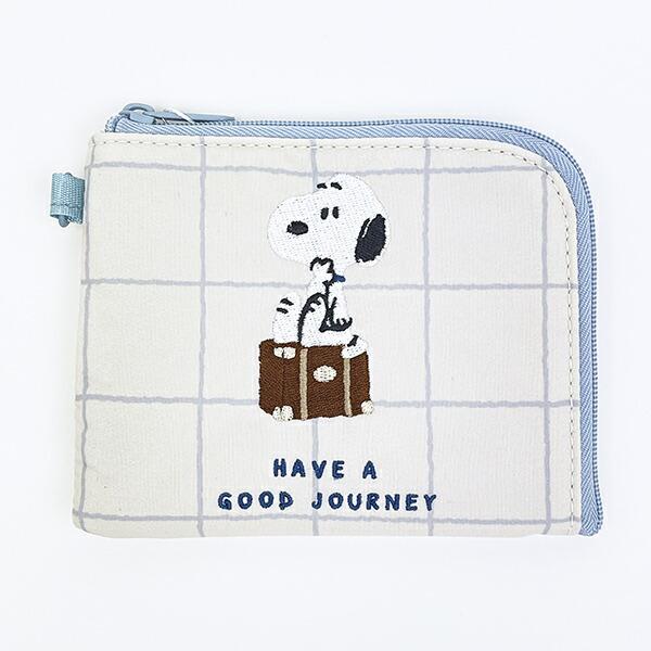 スヌーピー スリムマルチウォレット journey 財布 SNOOPY