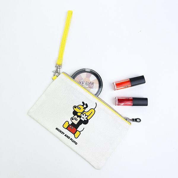 ディズニー ミッキー＆フレンズ × 松本セイジ フラットポーチ Disney 商品画像5：キャラグッズPERFECT WORLD TOKYO
