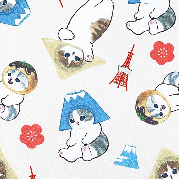 モフサンド ご当地 ちりめん フリーケース ベージュ 商品画像2：キャラグッズPERFECT WORLD TOKYO