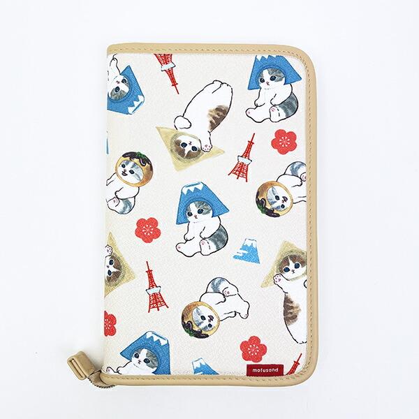 モフサンド ご当地 ちりめん フリーケース ベージュ