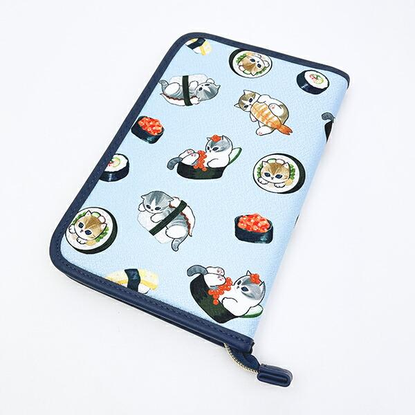 モフサンド お寿司 ちりめん フリーケース ブルー 商品画像3：キャラグッズPERFECT WORLD TOKYO