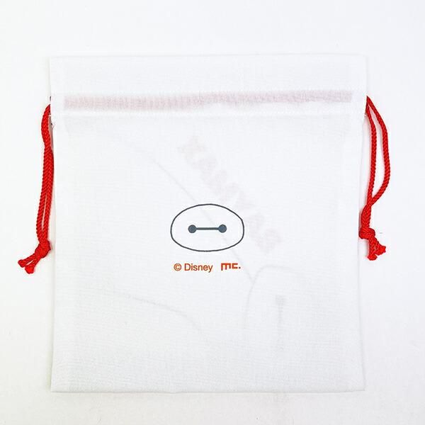 ディズニー ベイマックス 巾着(M) (ゴロゴロ) 日本製 Disney 商品画像2：キャラグッズPERFECT WORLD TOKYO