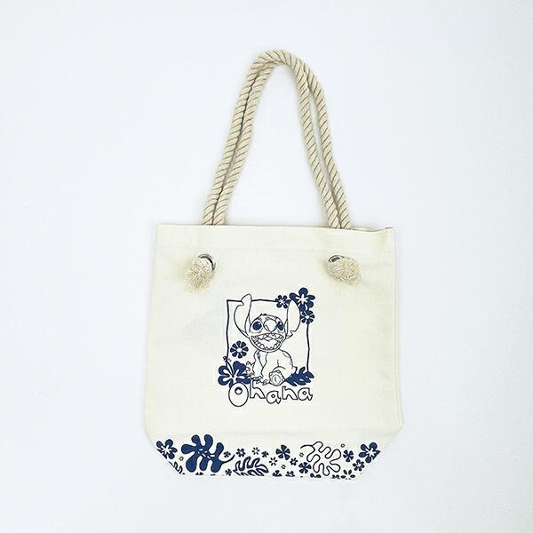 ディズニー スティッチ トートバッグ (ブルー) ハワイアンシリーズ Disney