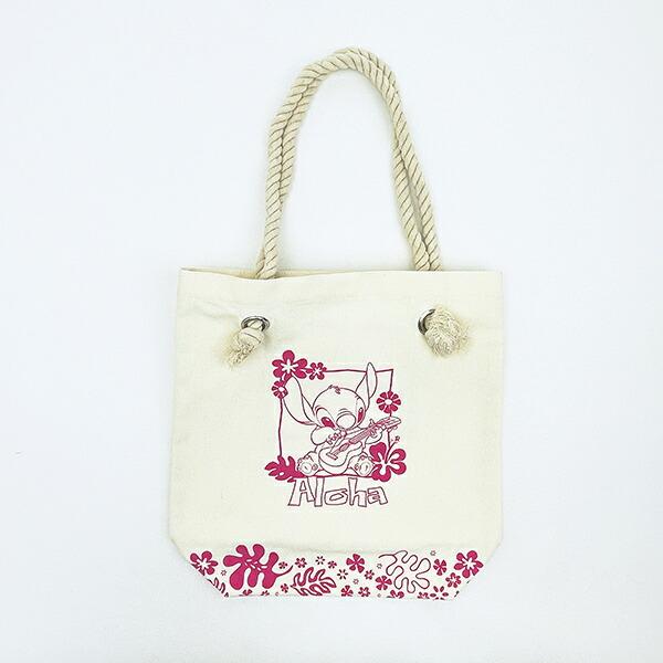 ディズニー スティッチ トートバッグ (ピンク) ハワイアンシリーズ Disney