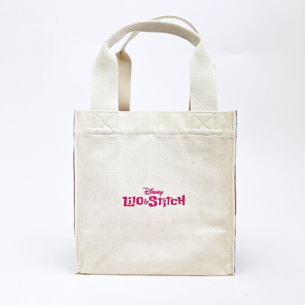 ディズニー スティッチ ミニスクエアトートバッグ (ピンク) ハワイアンシリーズ Disney 商品画像5：キャラグッズPERFECT WORLD TOKYO