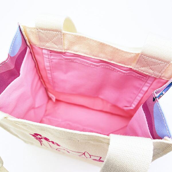 ディズニー スティッチ ミニスクエアトートバッグ (ピンク) ハワイアンシリーズ Disney 商品画像7：キャラグッズPERFECT WORLD TOKYO