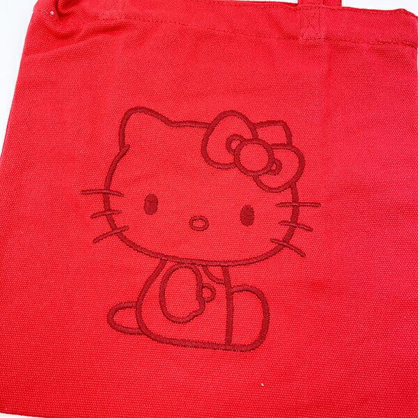 サンリオ ハローキティ 刺繍ミニトートバッグ Sanrio 商品画像2：キャラグッズPERFECT WORLD TOKYO