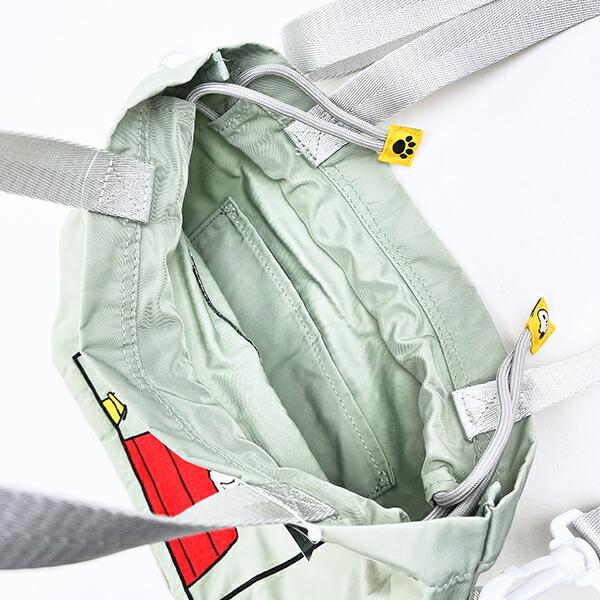 スヌーピー チャーリーブラウン ＡＬＬ刺しゅうショルダー巾着バッグ タイプライター SNOOPY 商品画像5：キャラグッズPERFECT WORLD TOKYO