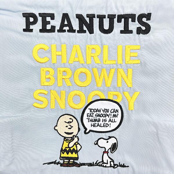 スヌーピー チャーリーブラウン ＡＬＬ刺しゅうショルダー巾着バッグ SNOOPY 商品画像3：キャラグッズPERFECT WORLD TOKYO