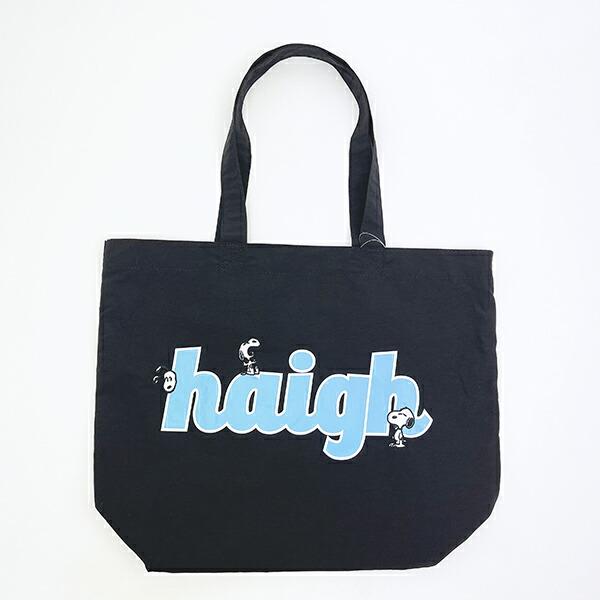 スヌーピー トートバッグ ブラック SNOOPY